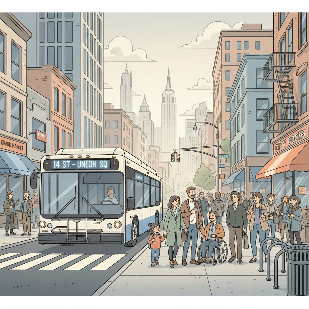 NYC's 14th Street Gets Pedestrian Upgrade in 2026