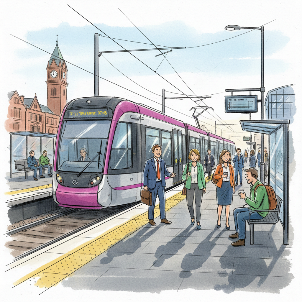 West Midlands Trams Adjust Service — Riders Adapt