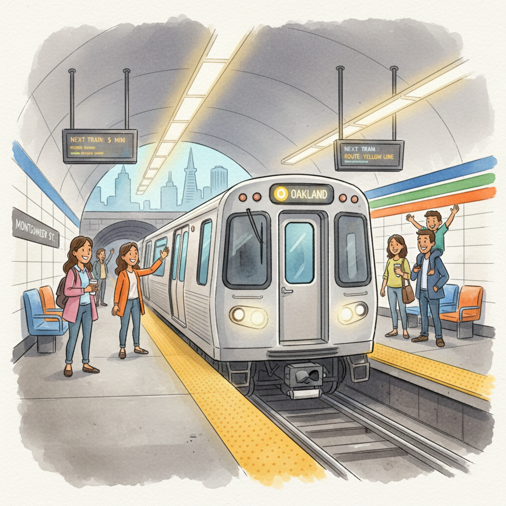 SF BART Outbound Service Restored After Brief Delays