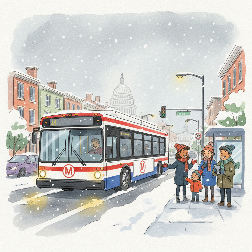 P14 Bus Back on Track After Weather Mix-Up