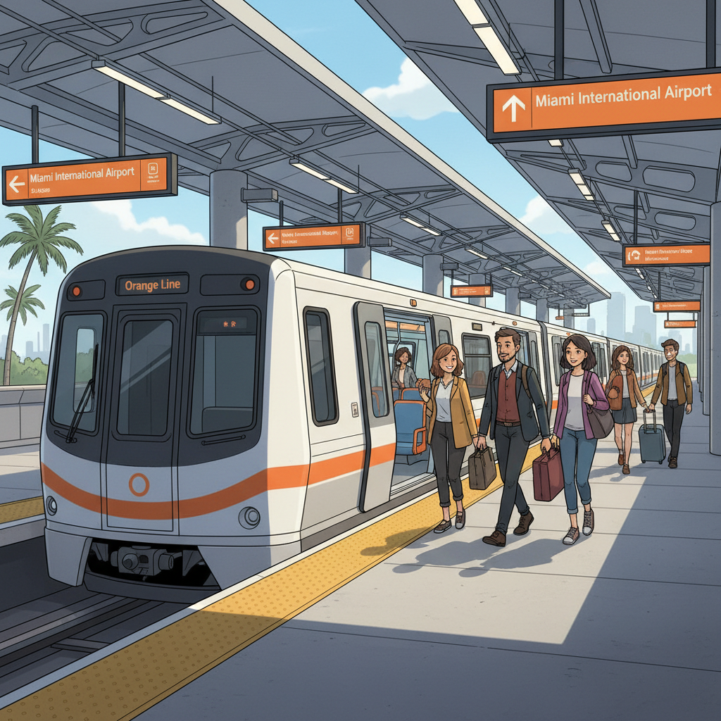 Greater Miami's $2.25 Rail Ride Transforms Airport Access