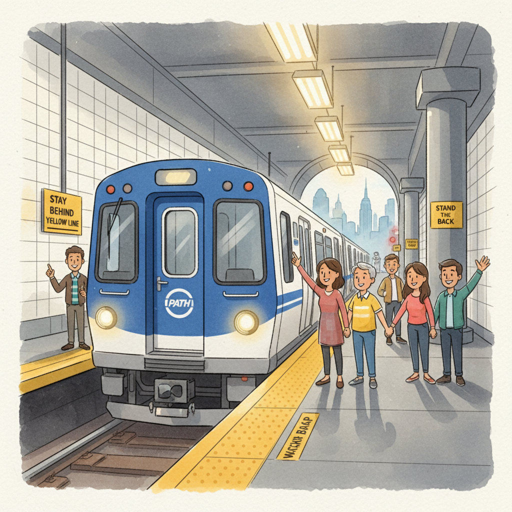 NYC PATH Riders Help Keep Trains Safe