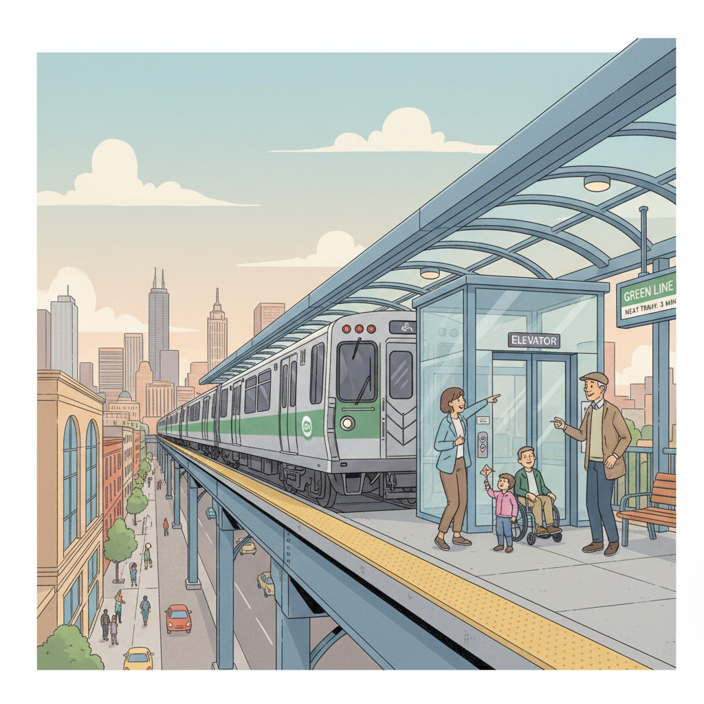 Chicago CTA Works to Restore Pulaski Green Line Access