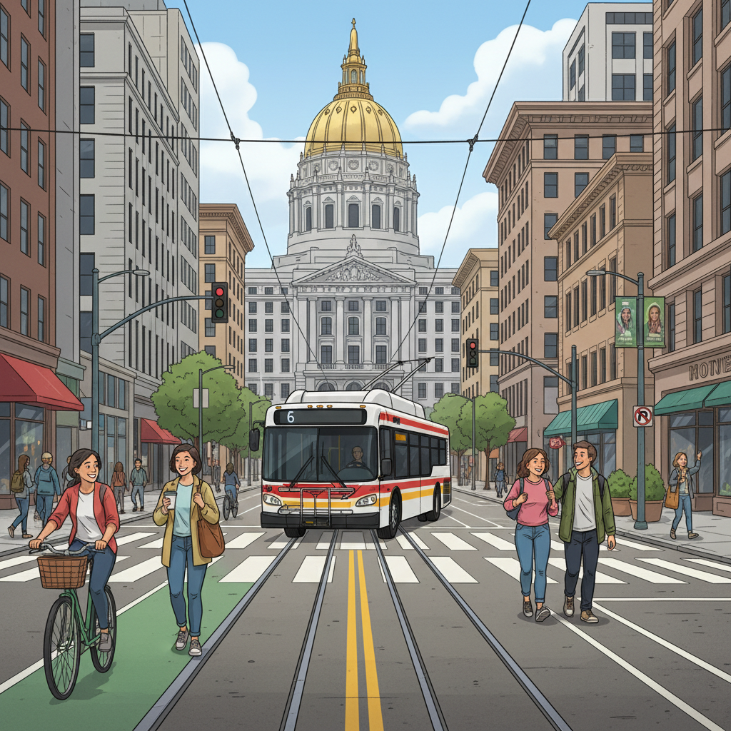 SF Route 6 Back on Track After Civic Center Protest