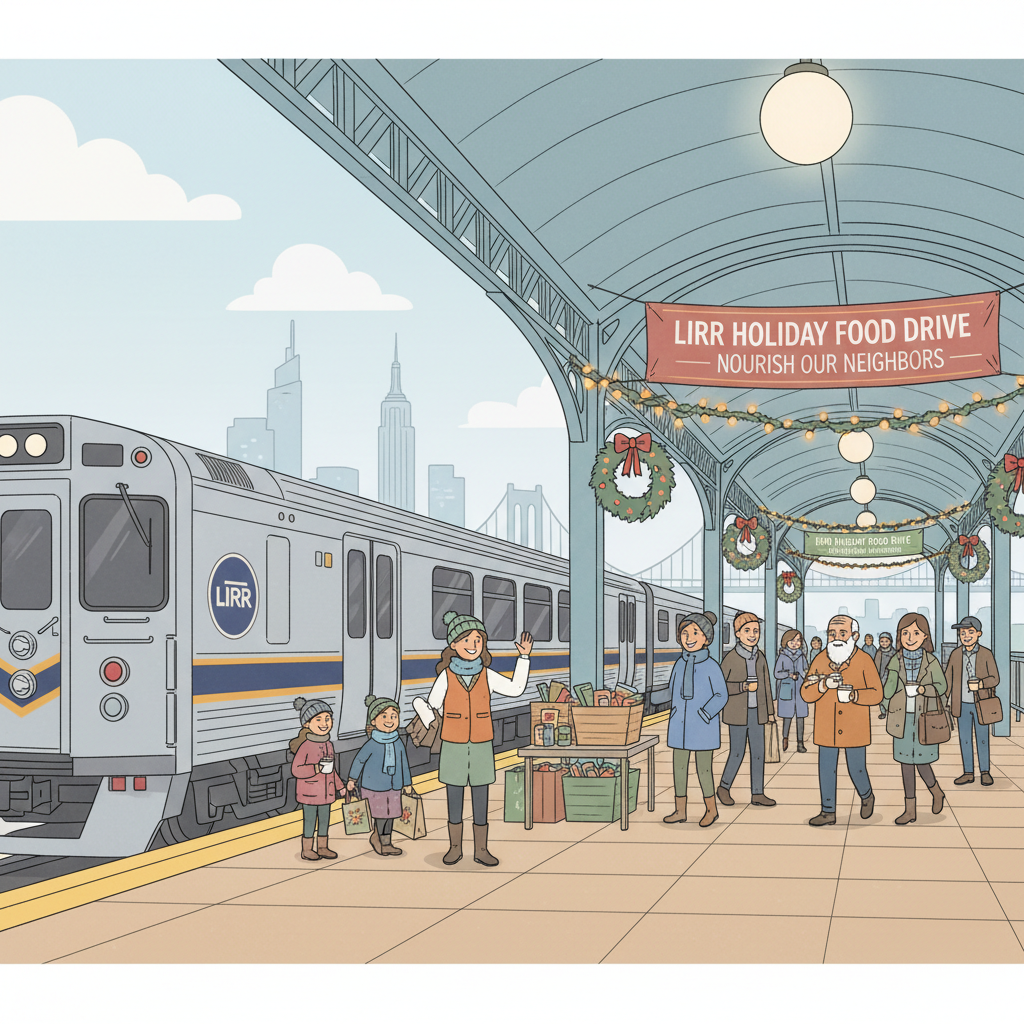 NYC LIRR Turns Commutes Into Community Giving