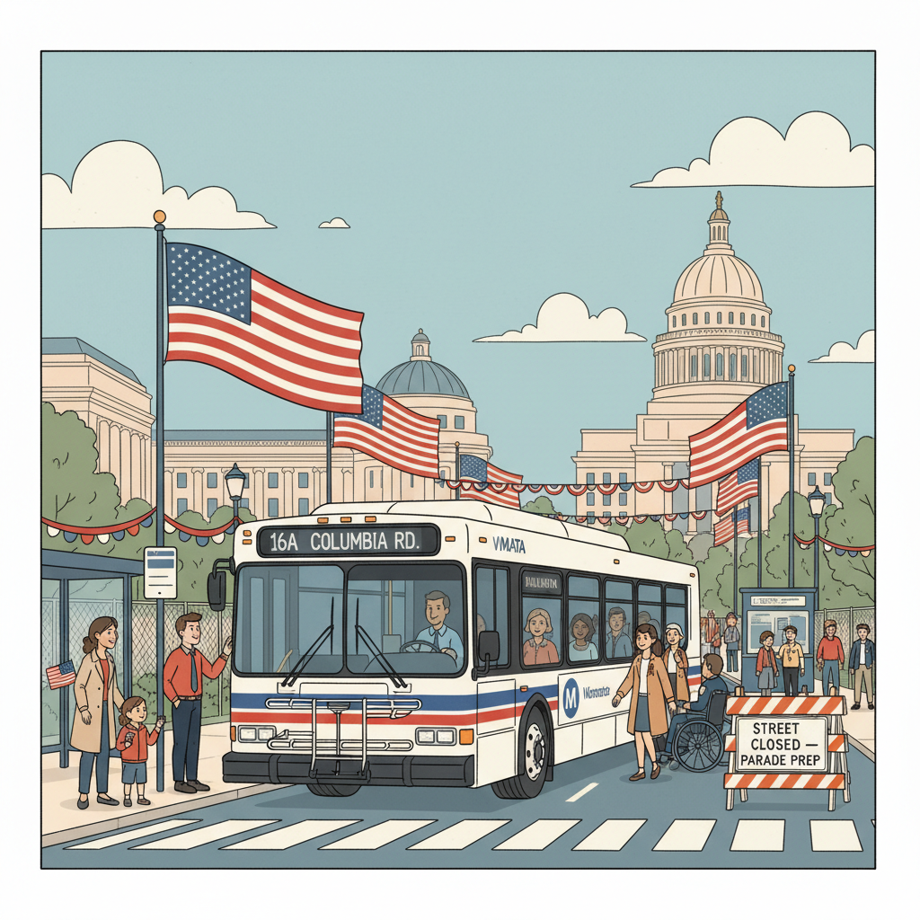 DC Metro Adapts Routes for Veterans Day Parade