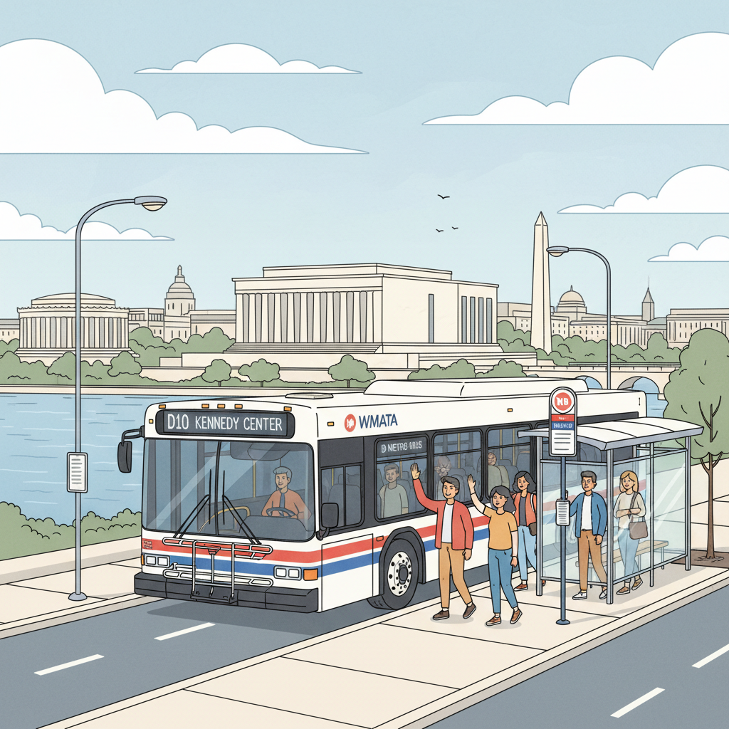 DC D10 Bus Route Evolves — Kennedy Center Access Shifts