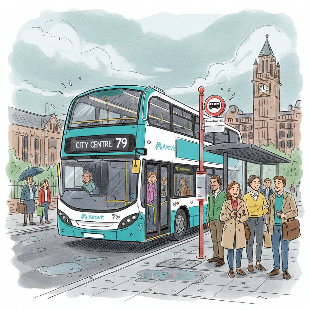 North West Service 79 Adapts to Street Closure