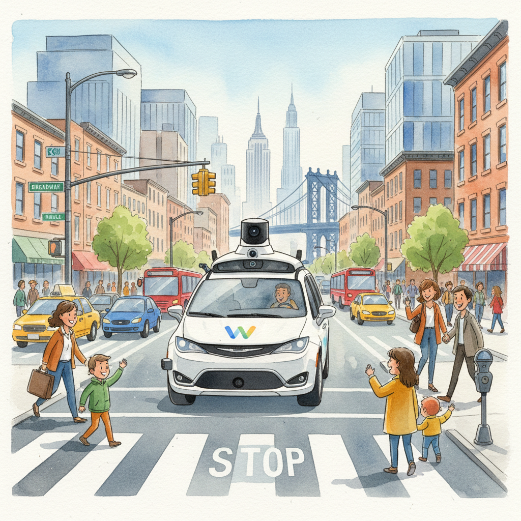 Waymo Brings Self-Driving Tests to NYC Streets