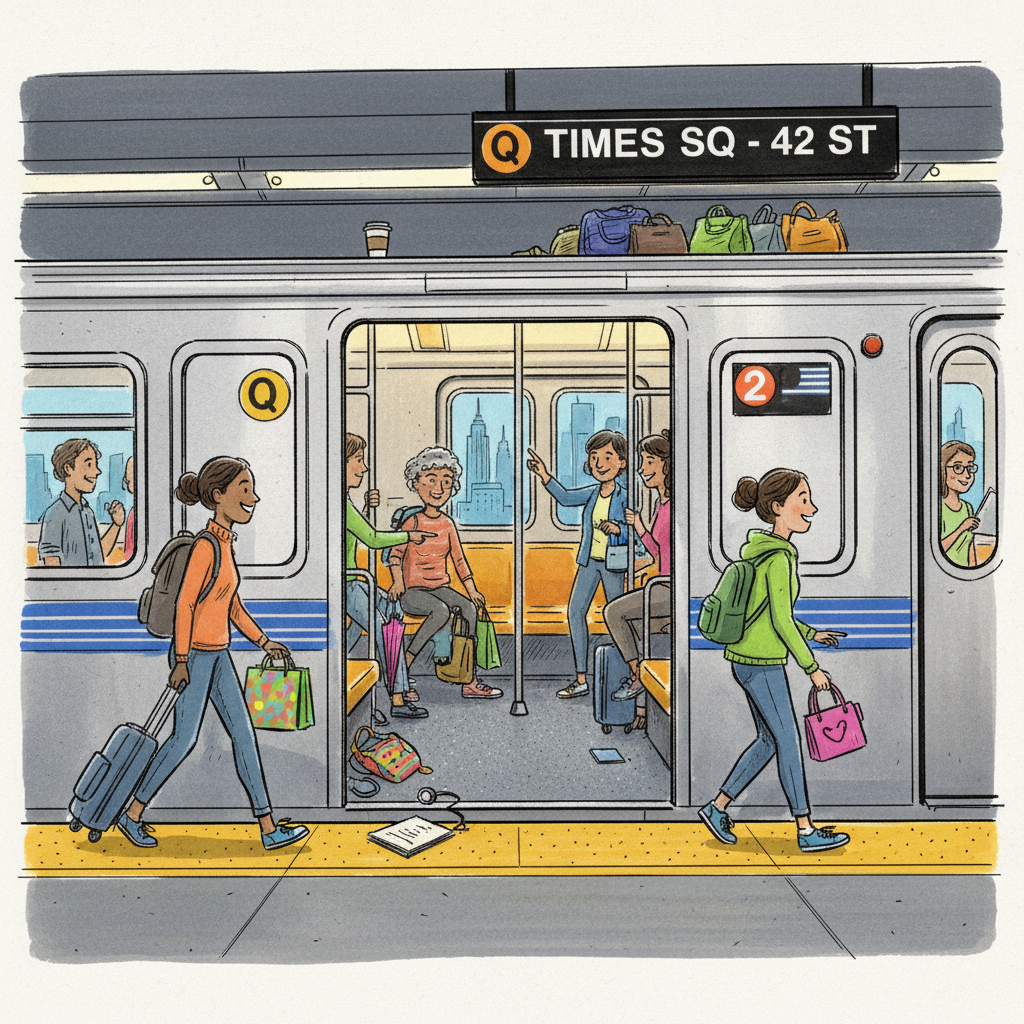 NYC Riders Help Keep Trains Moving With One Simple Check