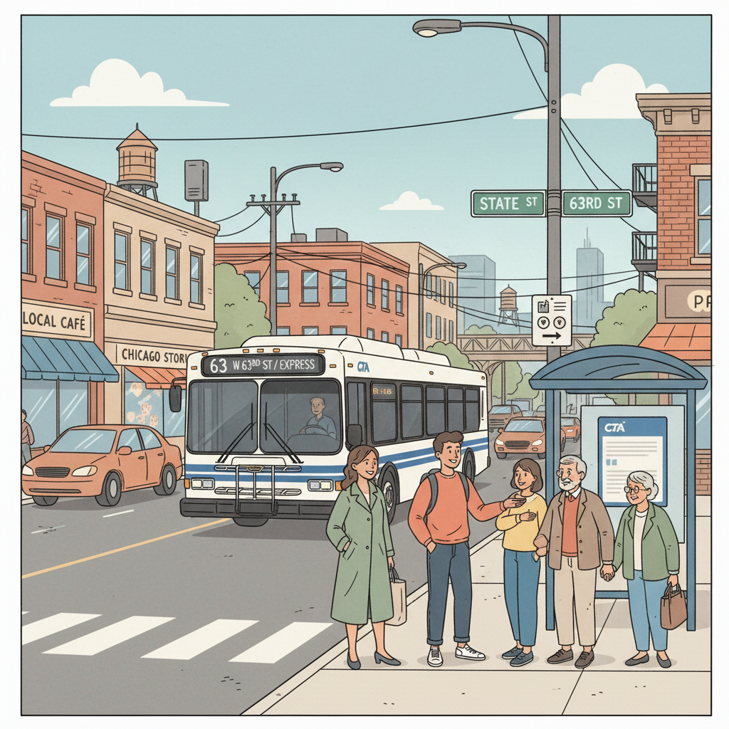 Chicago #29 Bus Reroutes — Riders Adapt Near State/63rd