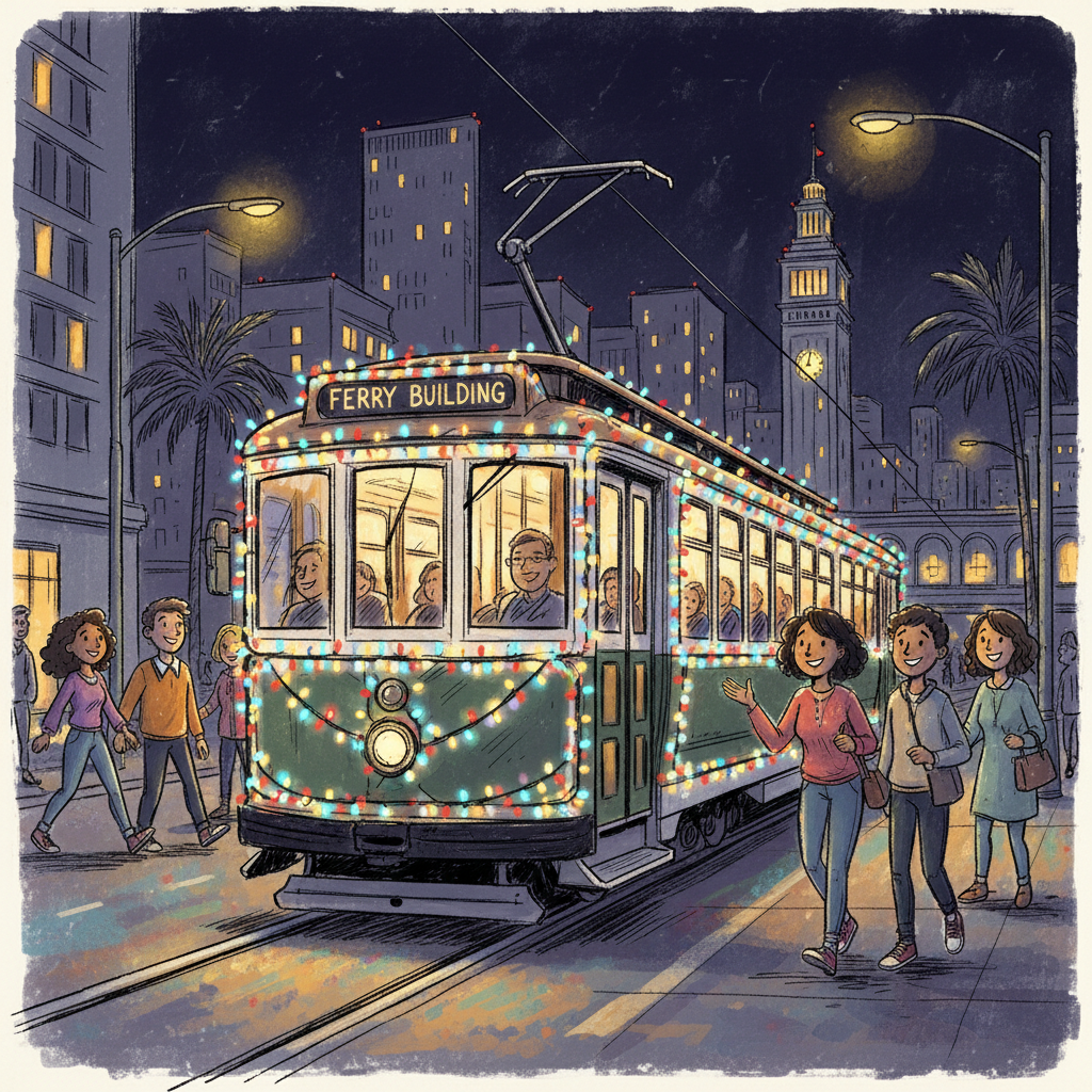 SF Muni Brings Free Holiday Cheer to Riders