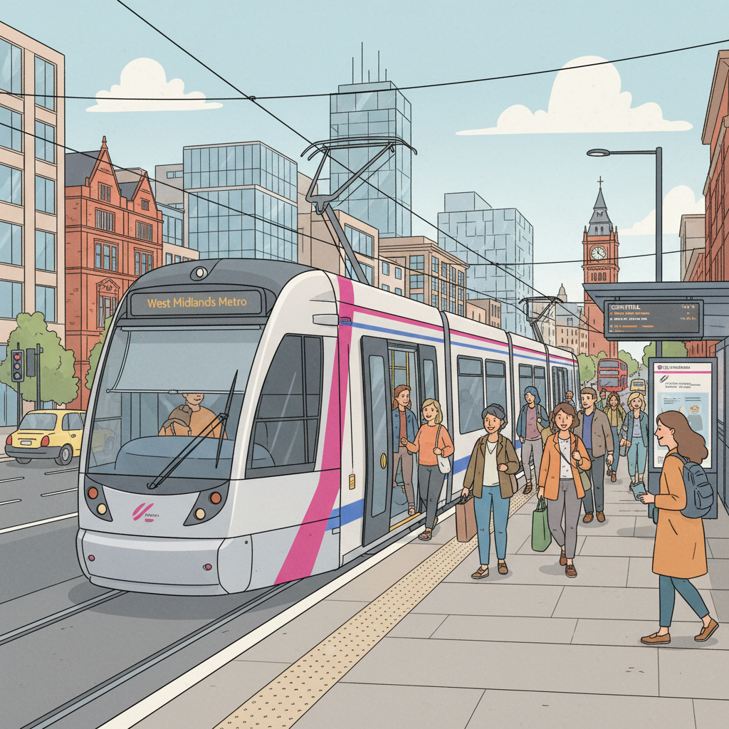 West Midlands Metro Delivers Reliable Service