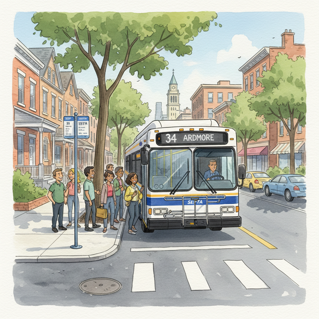 Philadelphia Buses Reroute for Community EcoFEST