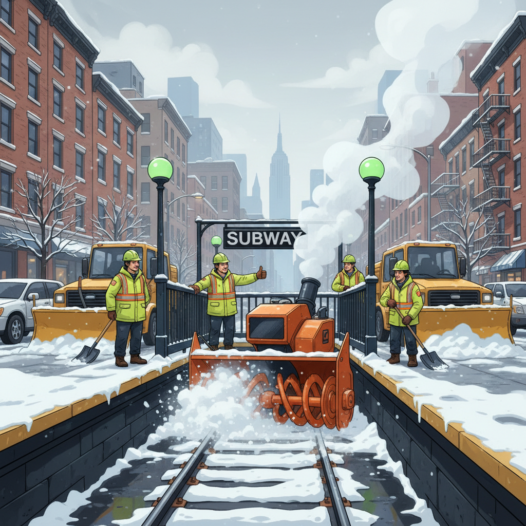 NYC Crews Work to Restore Transit After Snow