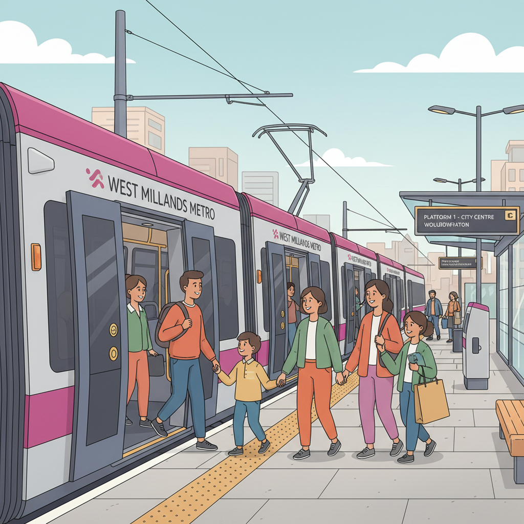 West Midlands Metro Crews Clear Tree, Restore Service