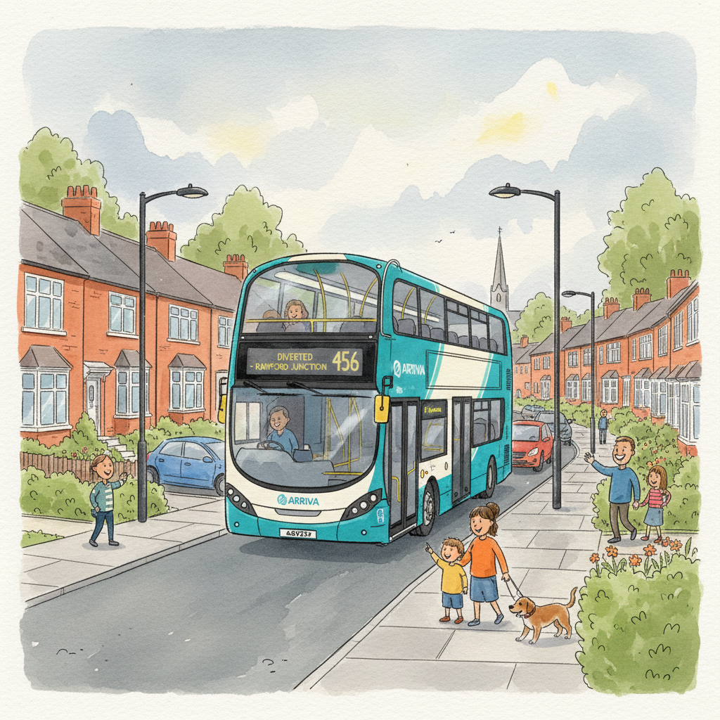 North West Routes Adapt for Halewood Roadworks