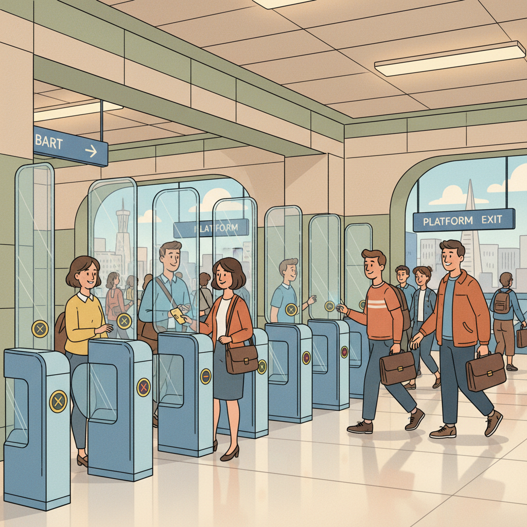 SF BART Completes 700 New Fare Gates Early