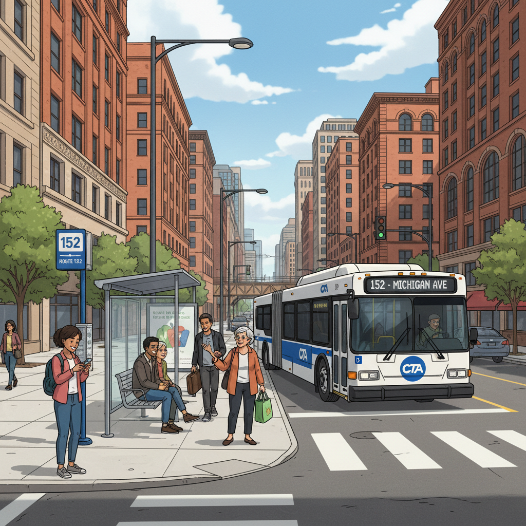Chicago CTA Reroutes Bus 152 — Riders Adapt
