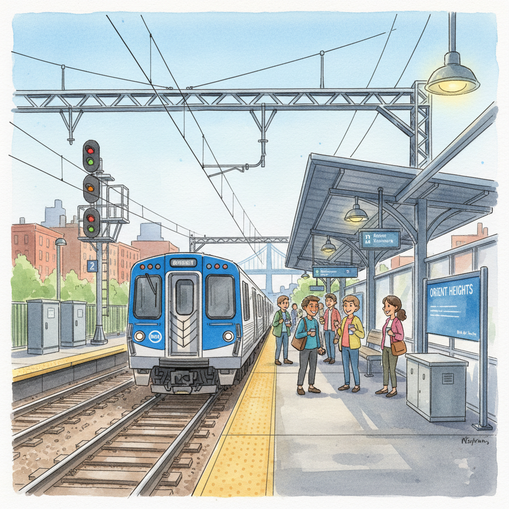 Boston Blue Line Signal Fixed, Service Restored
