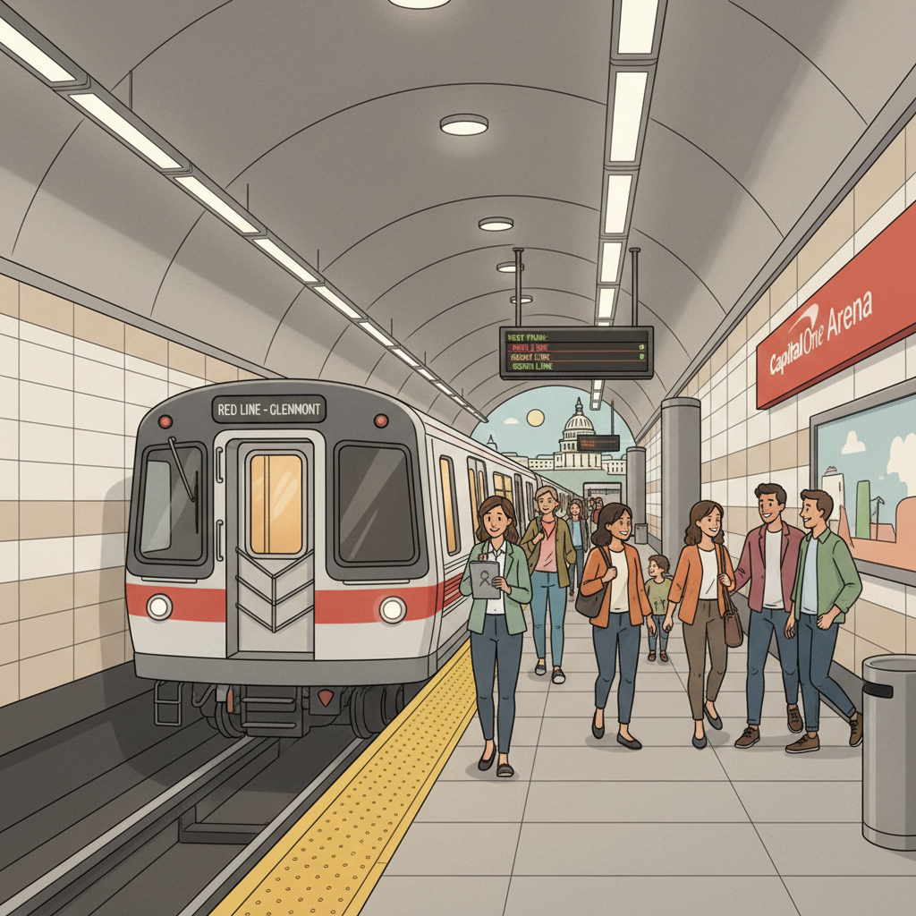 DC Metro Promotes Easy Arena Access for Wizards Fans