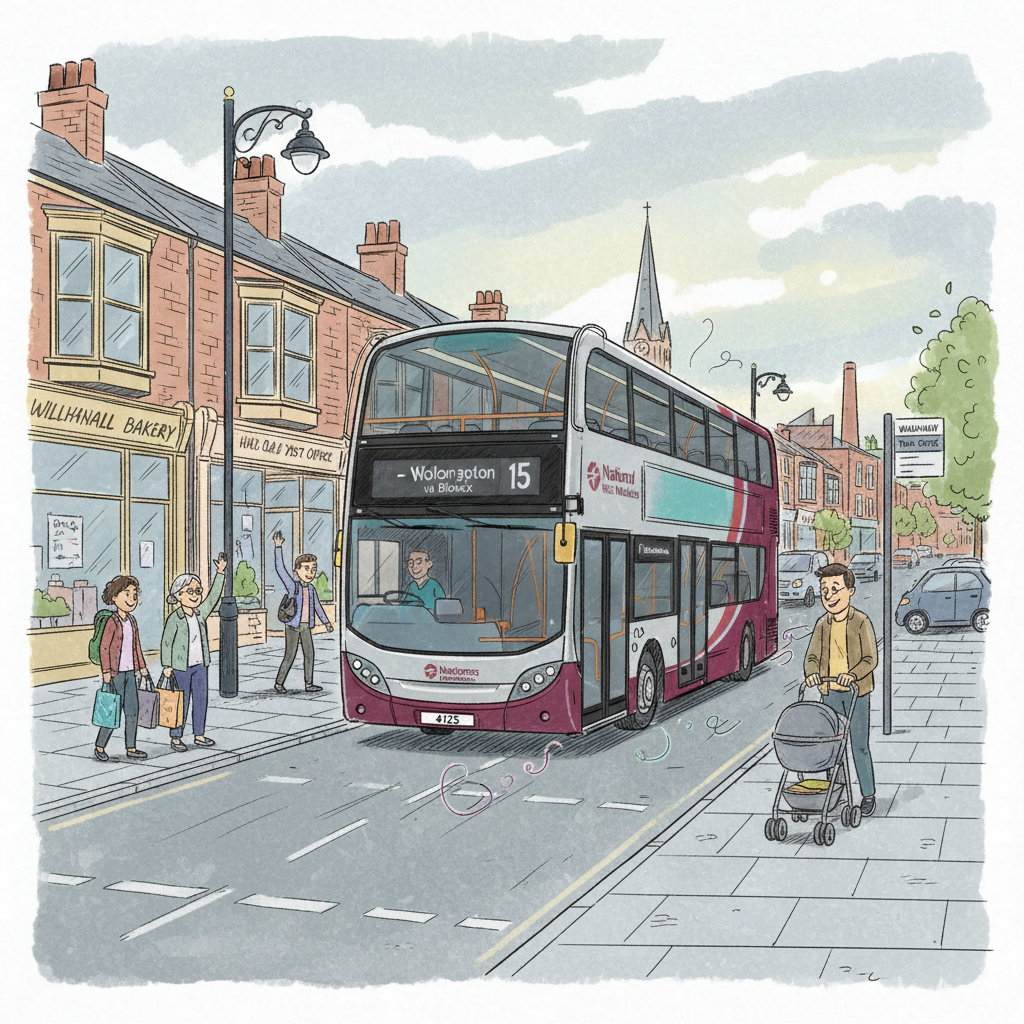 West Midlands Buses Adapt to Willenhall Road Closure