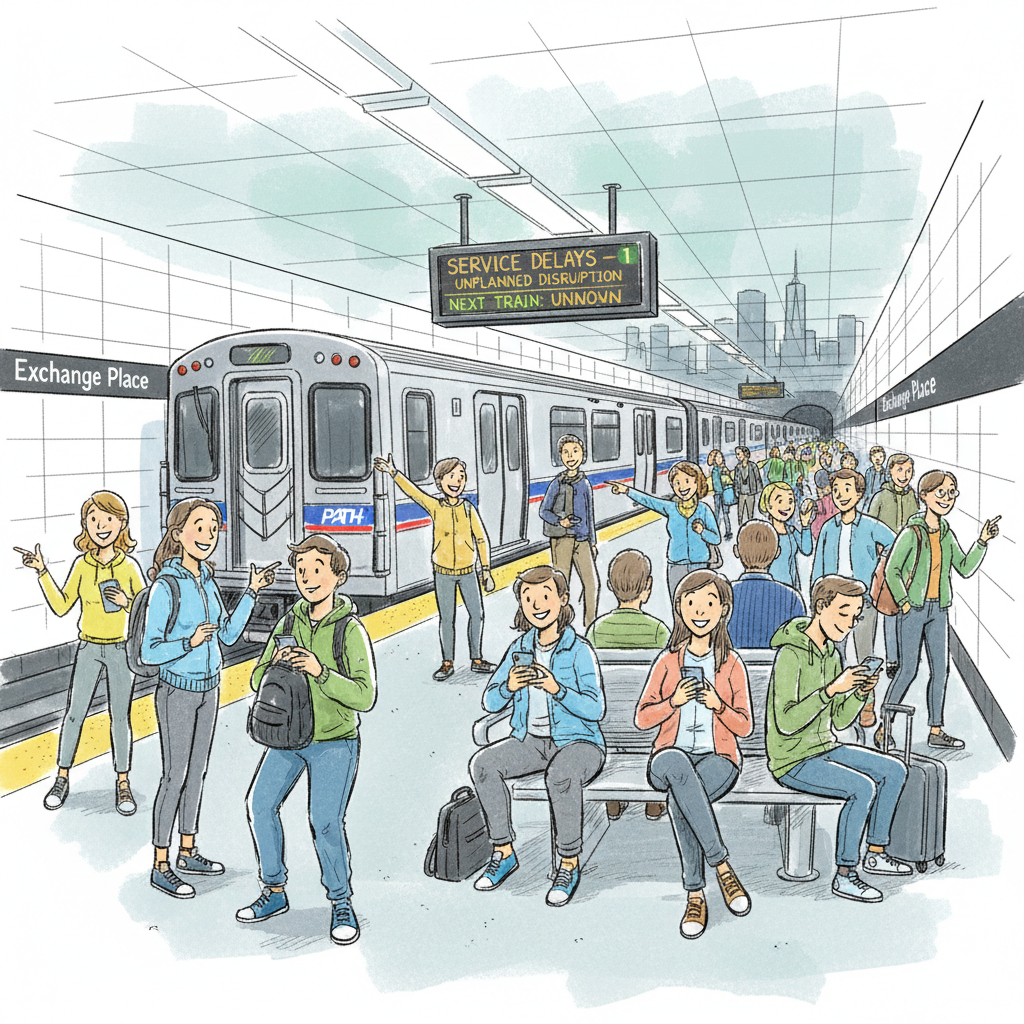 NYC PATH Crews Work to Restore NWK-WTC Service