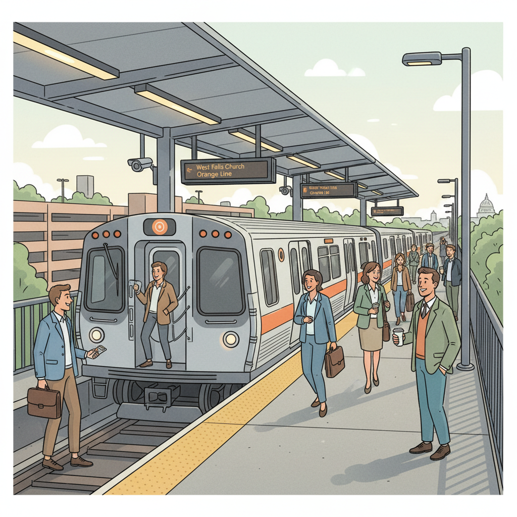 West Falls Church Parking Shifts for Development Project