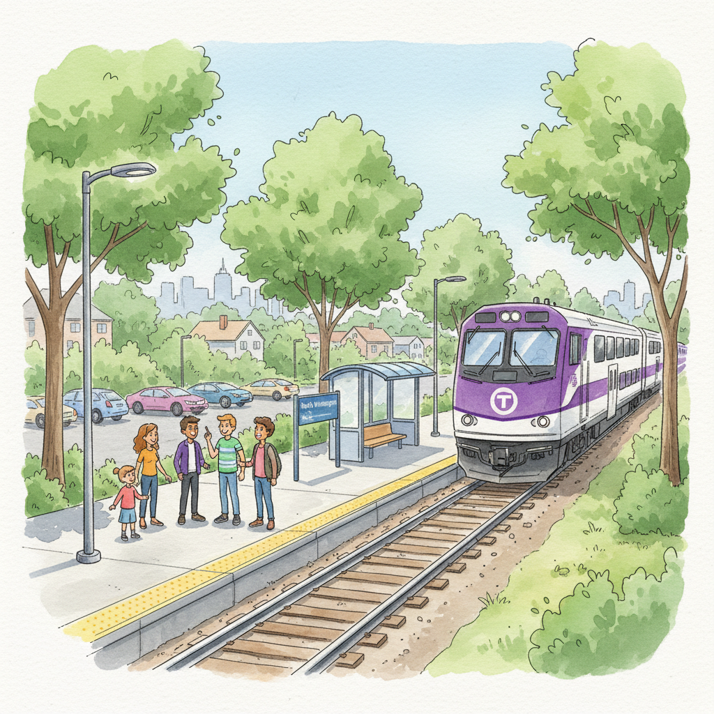 Boston's North Wilmington Station Reopens After Upgrades