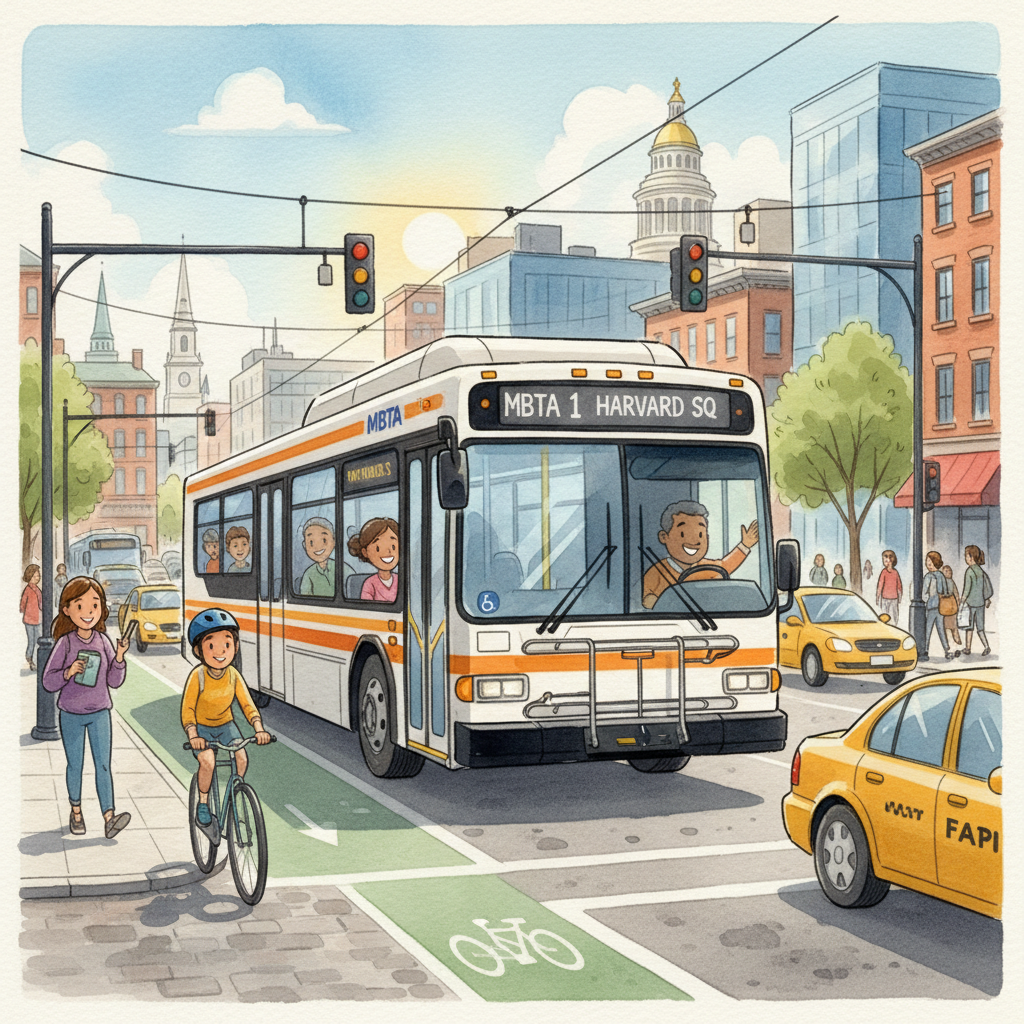 Boston MBTA Builds Busway to Speed 8,000 Daily Trips