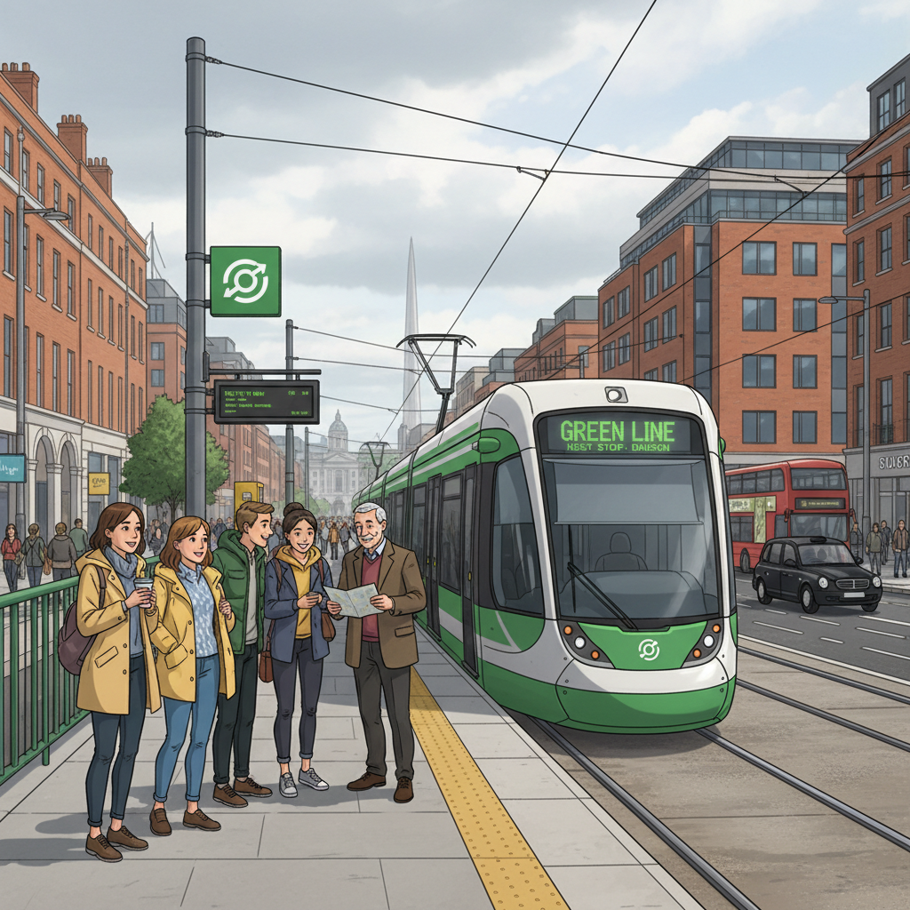 Dublin Luas Adapts After Medical Emergency