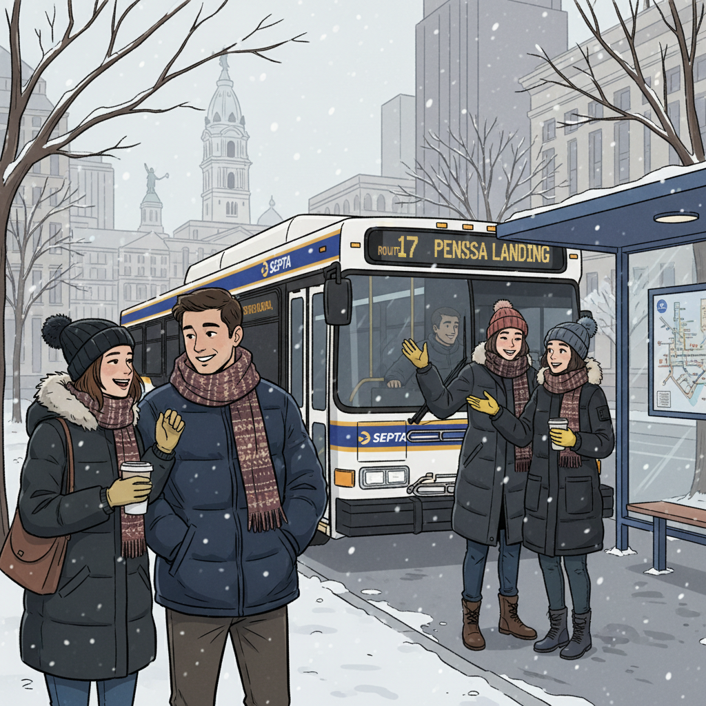 Philadelphia Transit Adapts to 9-Day Deep Freeze