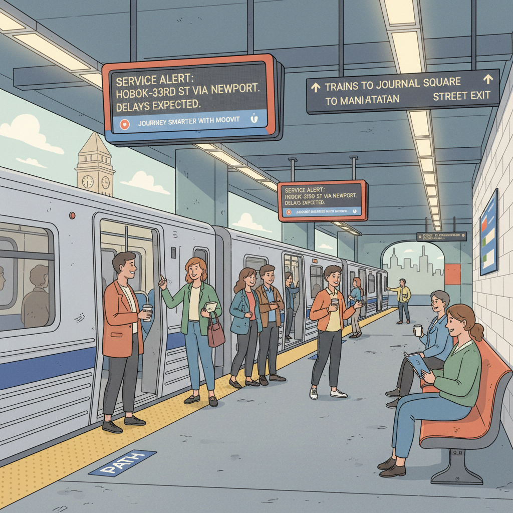 NYC PATH Reroutes Service — New Pattern Adds Stops