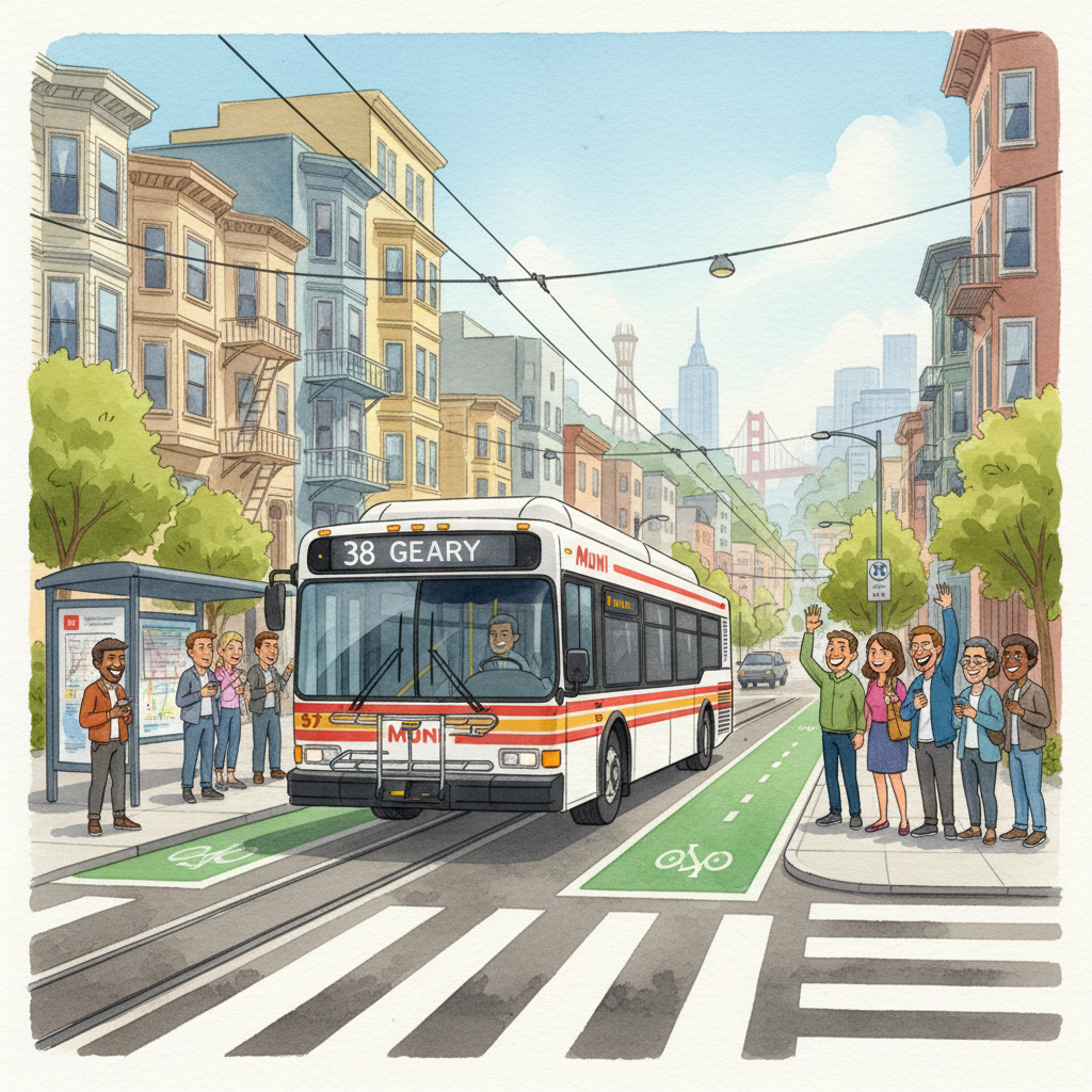 SF Buses Rerouted, Service Maintained During Disruption