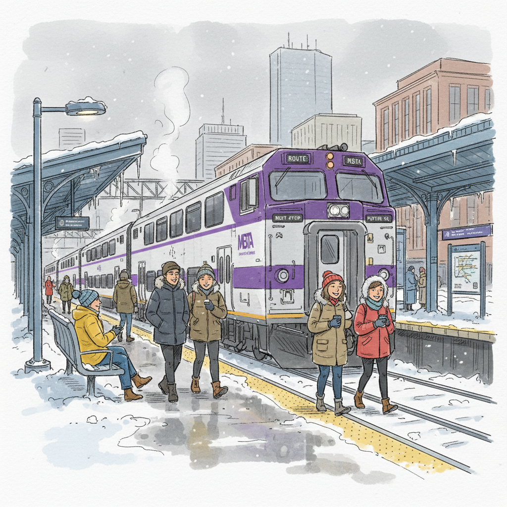 Boston Adapts Train Service for Safer Winter Travel