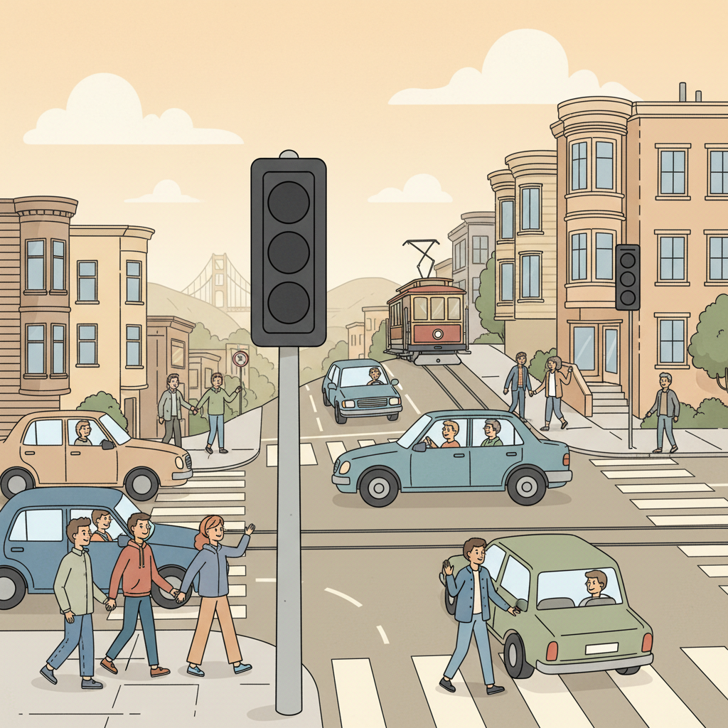 SF Sunset Outage: Drivers Adapt as Signals Go Dark