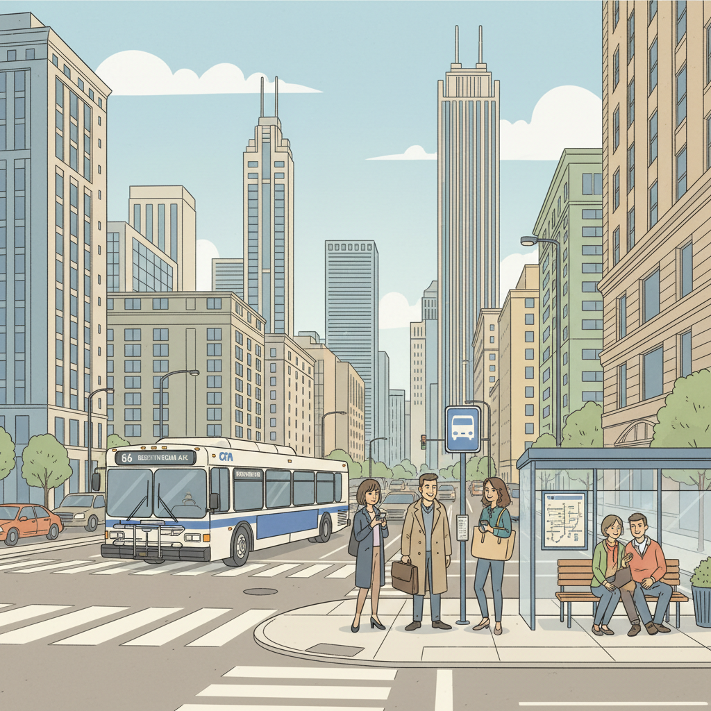 Chicago Reroutes Bus 151 — Riders Adapt Downtown