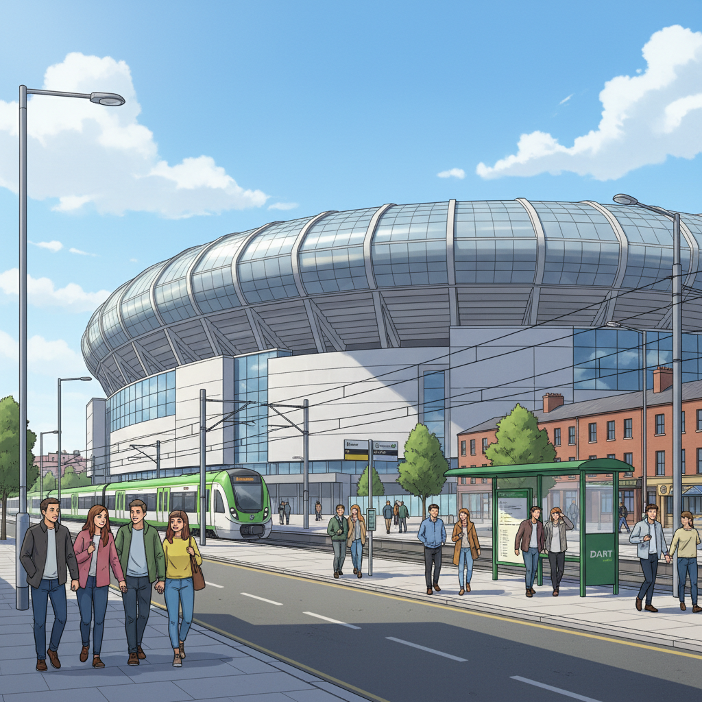Ireland Transit Adapts for Aviva Stadium's 2026 Events