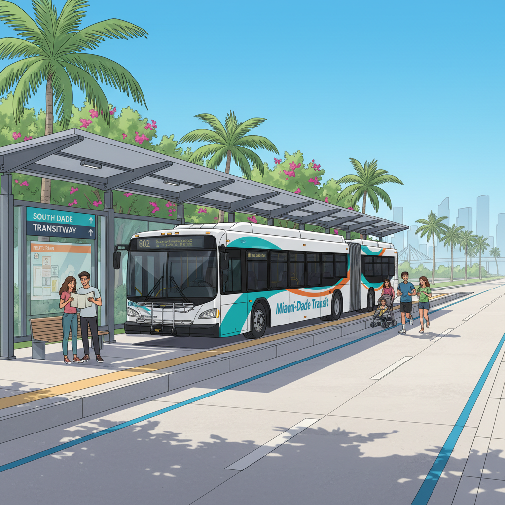 Greater Miami Adds 24/7 TransitWay Route 602