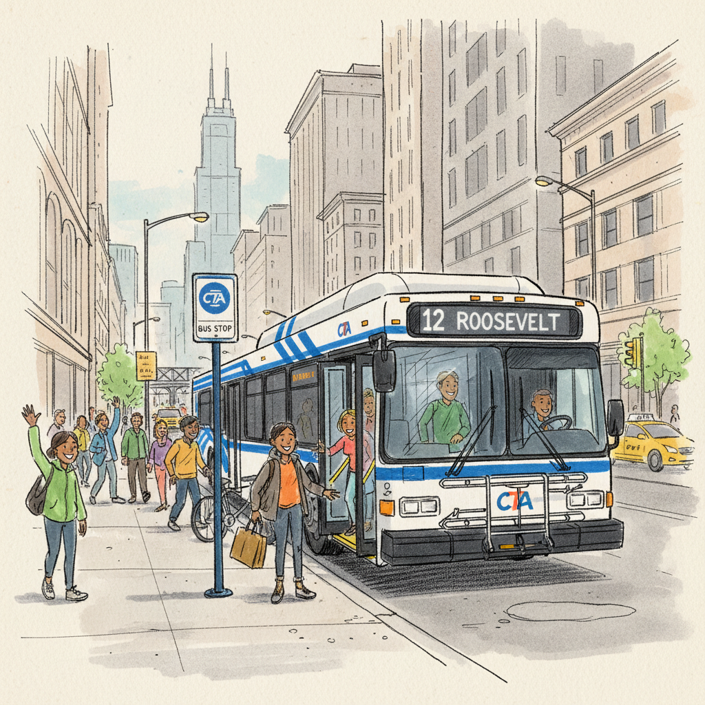 Chicago CTA Boosts Route 12 Bus Service