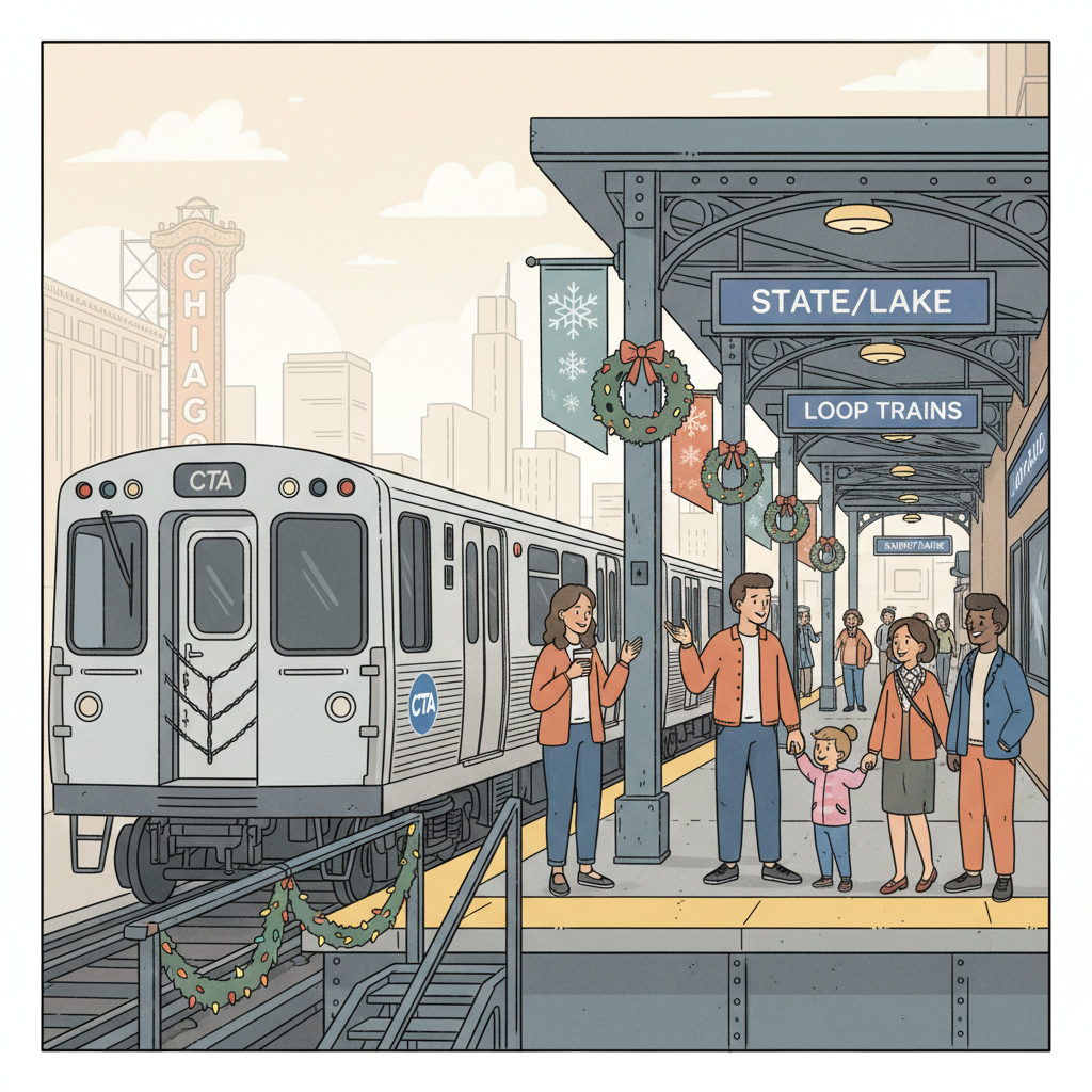 Chicago CTA Adjusts for New Year's Day Travel