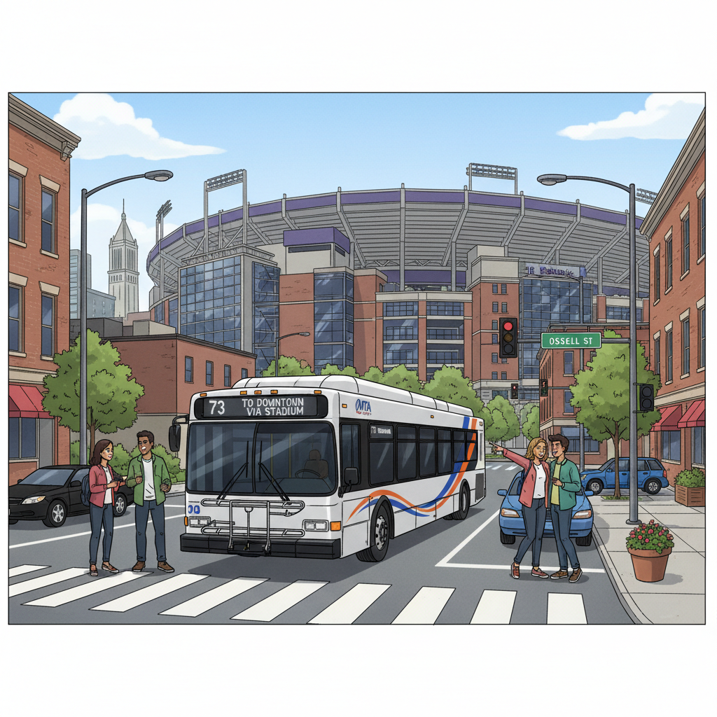 MTA Adjusts Routes for Ravens Game Day Transit