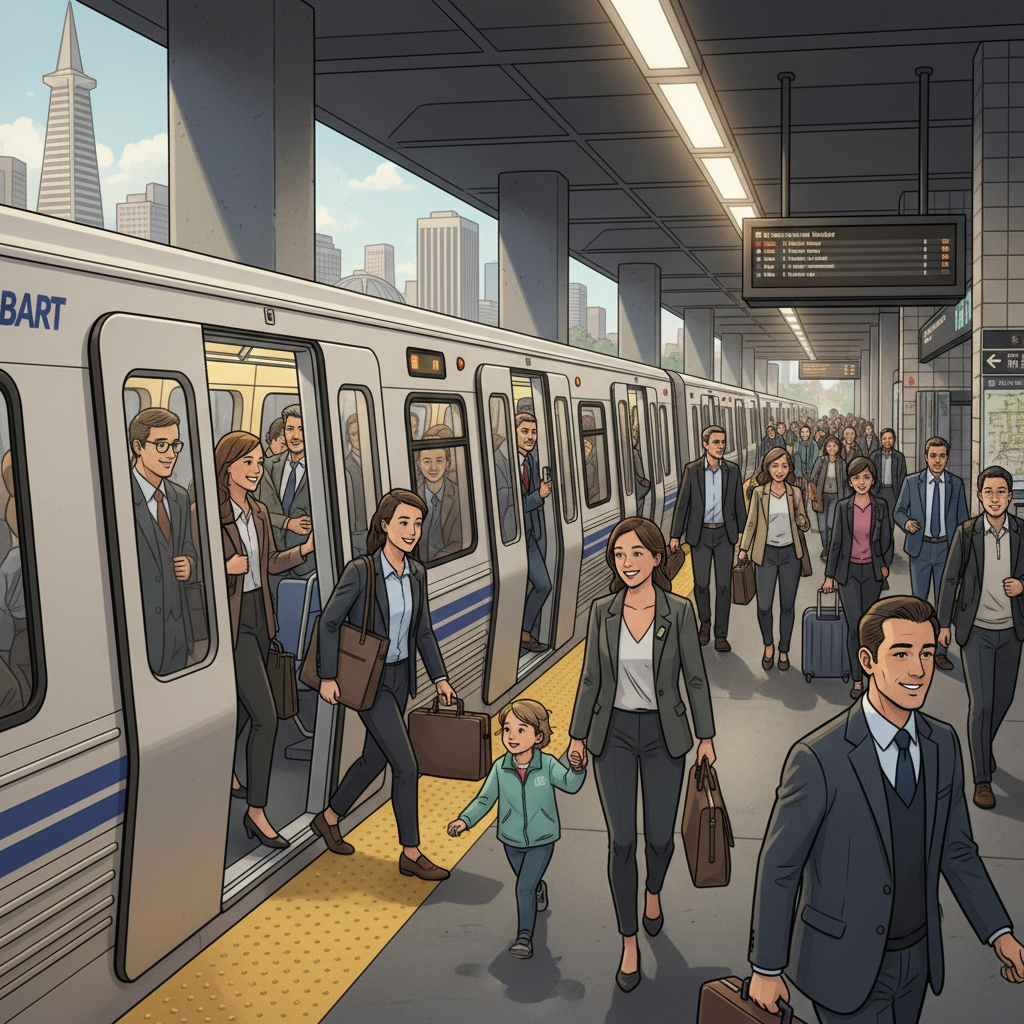 BART Tracks SF Ridership Recovery Progress