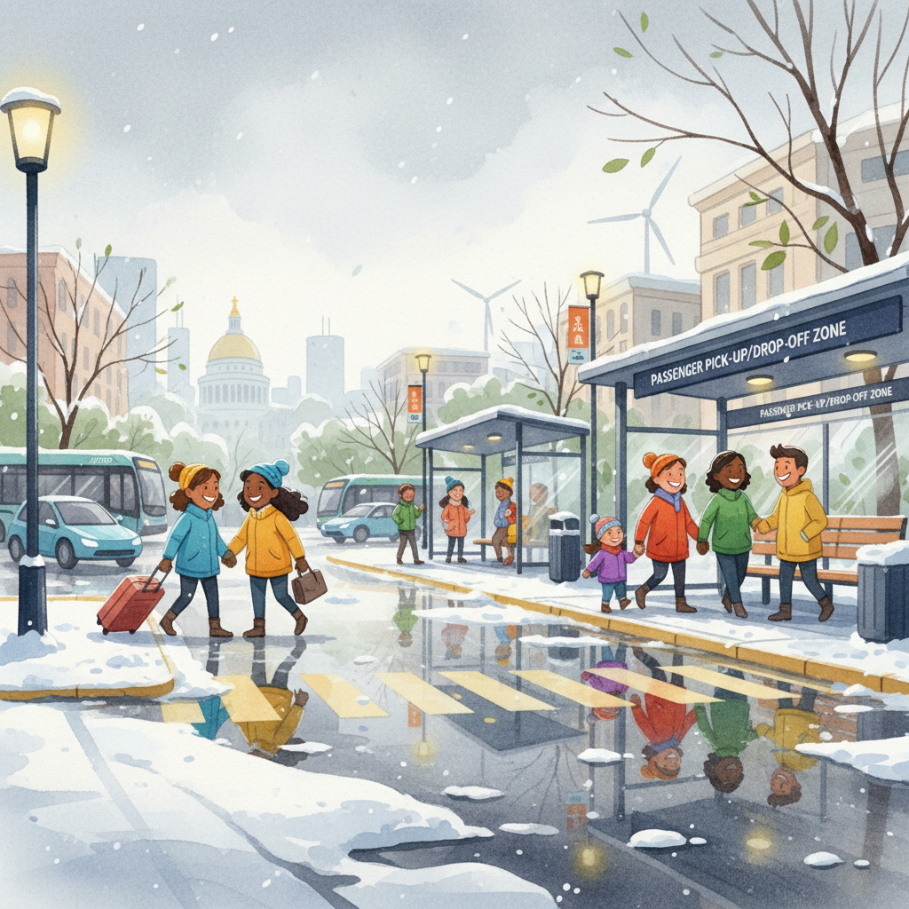 Boston Bellevue Station Upgrades Winter Safety Protocols