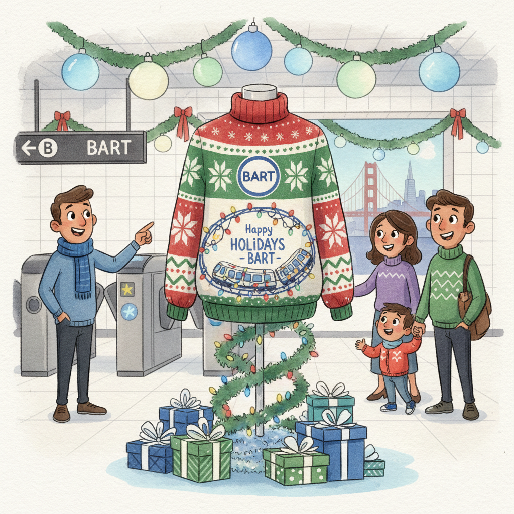 SF BART Brings Back Holiday Sweaters for 2025