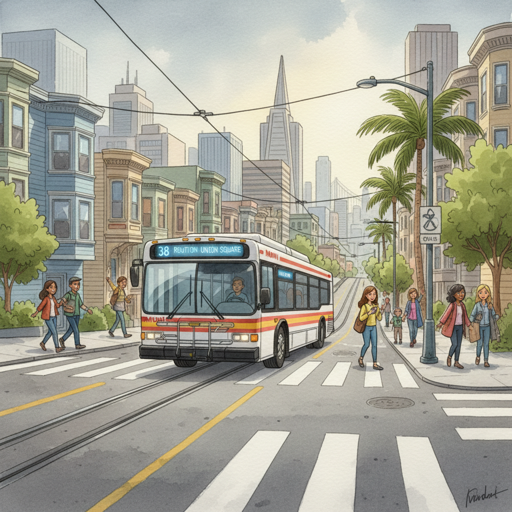 SF Route 24 Back on Track After Quick Detour