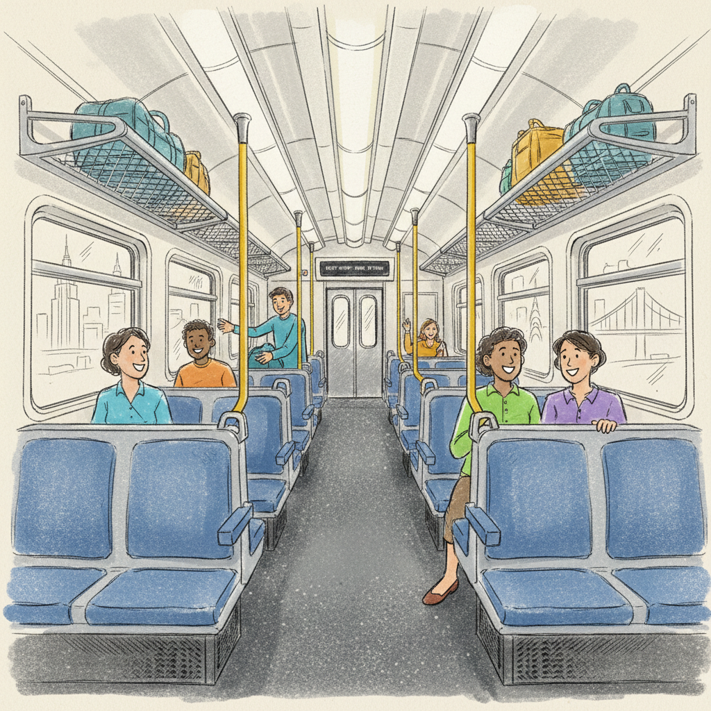 LIRR Reminds NYC Riders: Better Bag Storage, Safer Commutes