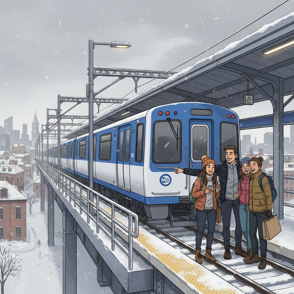 Boston Blue Line Adapts to Winter Weather Challenge