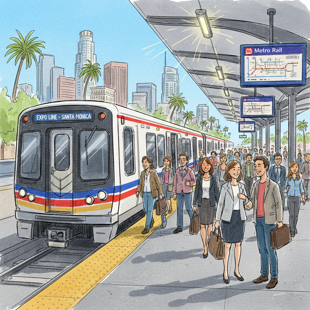 LA Auto Show Goes Metro: Skip Parking, Ride Rail