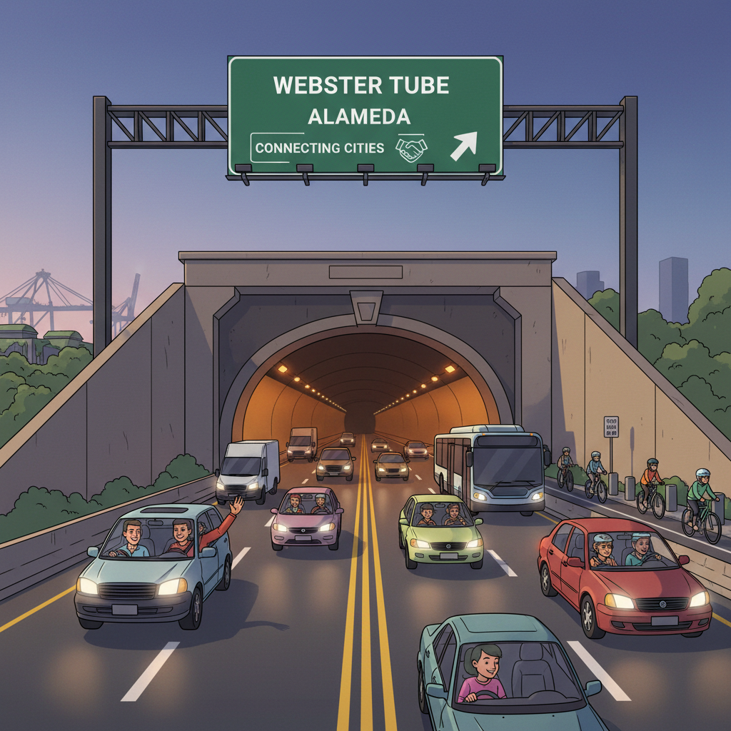 SF Webster Tube Closes Early — Posey Route Open